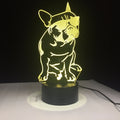 Colorful touch puppy night light
